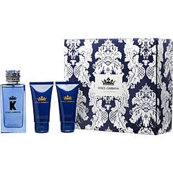 Dolce & Gabbana K 3Pcset 3.4 Oz Eau De Parfum Spray / 1.7 Oz Asb / 1.7 Oz S.Gel for Men