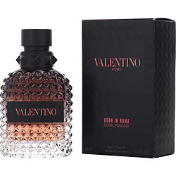 Uomo Born In Roma Coral Fantasy by Valentino 1.7 Oz Eau De Toilette Spray for Men