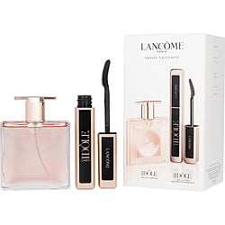 Idole Mascara Travel by Lancome 0.8 Oz Eau De Parfum Spray for Women 2 Pc Set