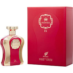 Ix Her Highness Maroon by Afnan 3.4 Oz Eau De Parfum Spray for Women