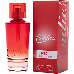 Candies Red Limited Edition by Candies 3.4 Oz Eau De Toilette Spray for Men