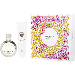 Eros Femme Display Box by Versace 3.4 Oz Eau De Toilette Spray for Women 2 Pc Set