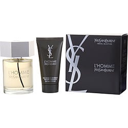 L'homme by Yves Saint Laurent Travel Size (3.3 Eau De Parfum Sp & 1.7 Oz S/gel) for Men