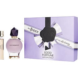 Good Fortune 3.4 / Display Box by Viktor & Rolf 10 Ml Eau De Parfum Spray for Women 2 Pc Set
