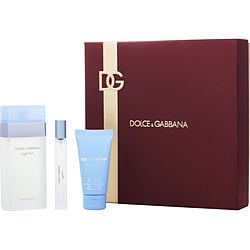 Light Blue by Dolce & Gabbana 3 Pcs Gift Set With 3.3 Oz Oz Eau De Toilette Sp for Women