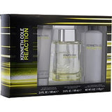 Reaction 3.4, Asb 3.4, Body Spry by Kenneth Cole 6.0 Oz Eau De Toilette Spray for Men 3 Pc Set
