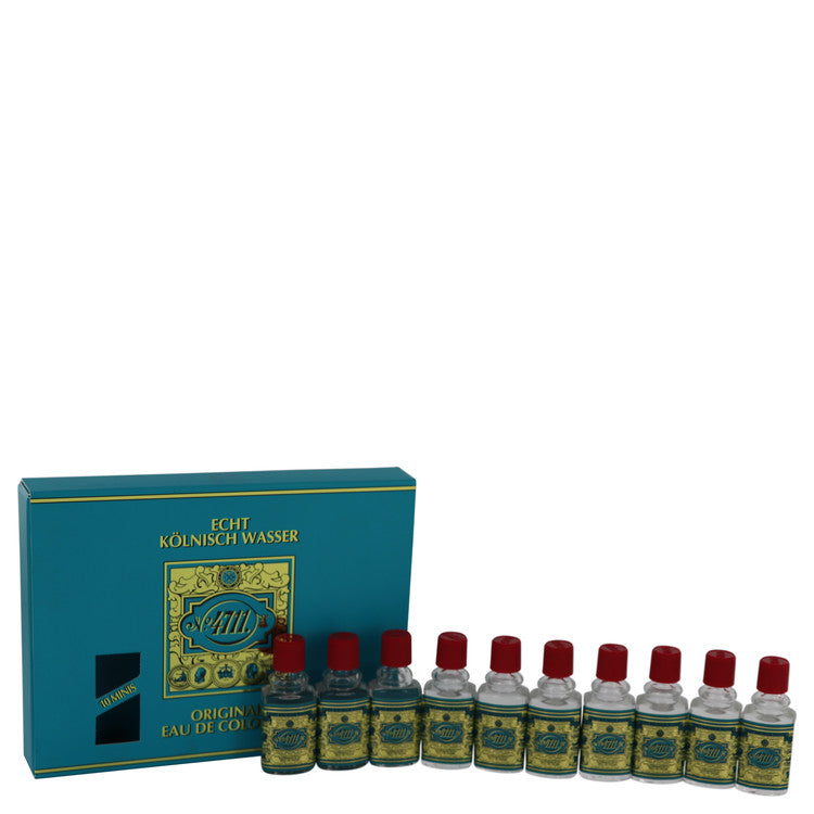 4711 by 4711 10 Oz Gift Set - Includes Ten (10) Travel Size Eau De Cologne . In A Gift Box for Men