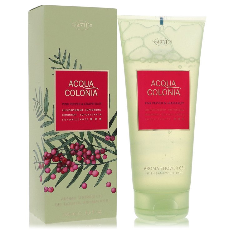 4711 Acqua Colonia Pink Pepper & Grapefruit by 4711 6.8 Oz Shower Gel for Women