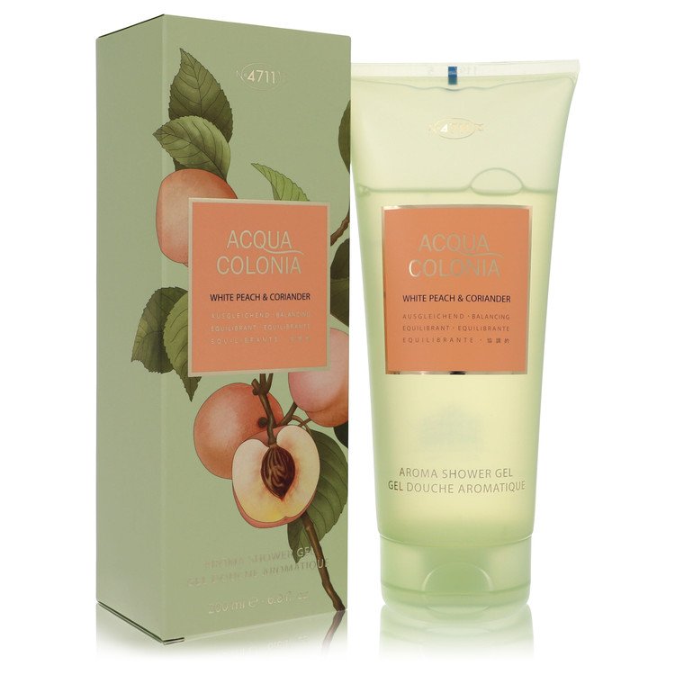 4711 Acqua Colonia White Peach & Coriander by 4711 6.8 Oz Shower Gel for Women