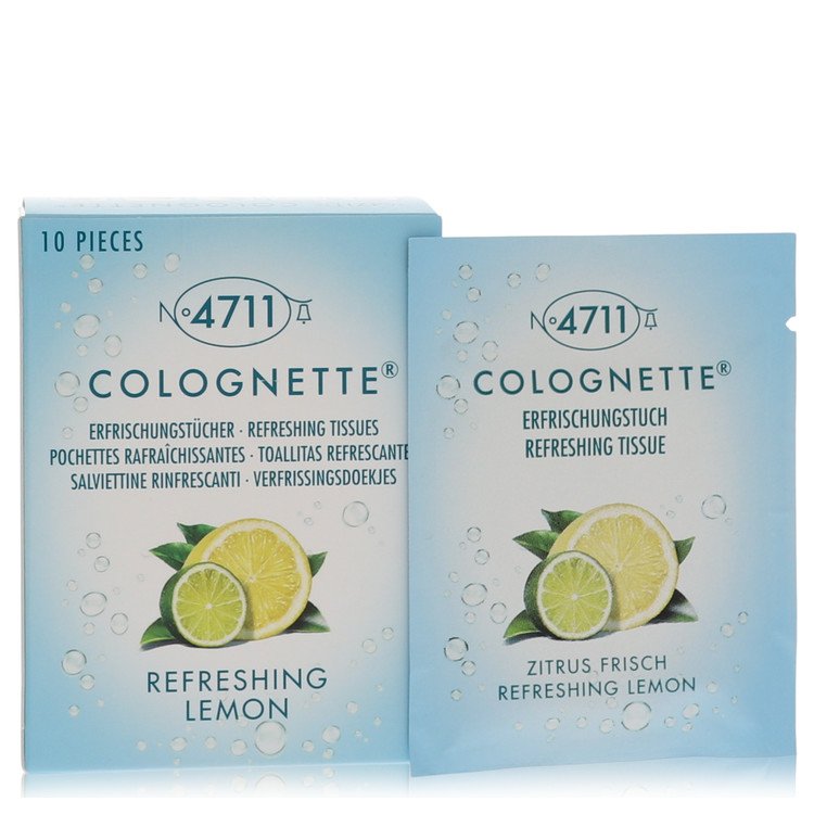 4711 Colognette Refreshing Lemon by 4711 Box Of 10 Refreshing Tissues for Men