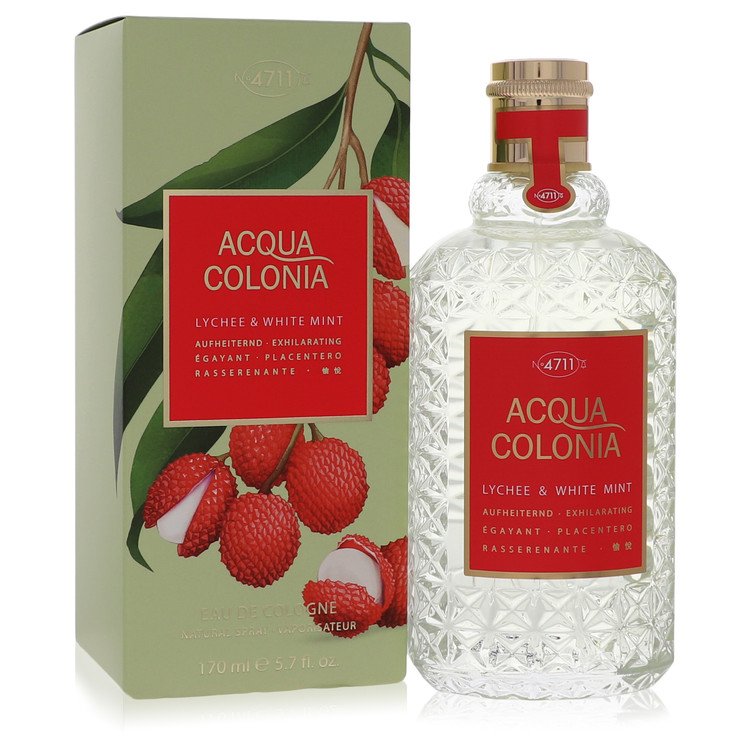 4711 Acqua Colonia Lychee & White Mint by 4711 5.7 Oz Eau De Cologne Spray (unisex) for Women