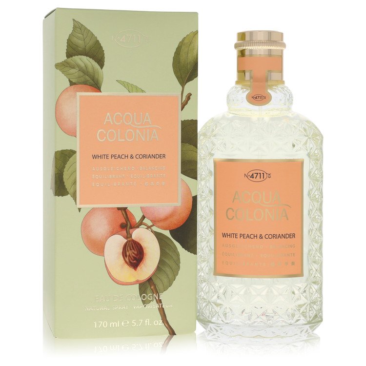 4711 Acqua Colonia White Peach & Coriander by 4711 5.7 Oz Eau De Cologne Spray (unisex) for Women