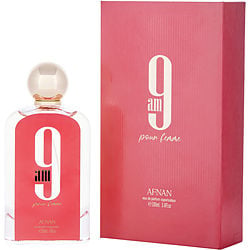 9 Am Pour Femme - Coral by Afnan 3.4 Oz Eau De Parfum Spray for Women