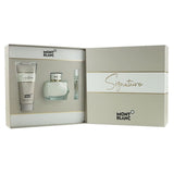 Mont Blanc Signature Absolute 3 Pc Set EDP Spray 3.0, Bl 3.4, Spray 0.25 Oz Perfume by Mont Blanc for Women