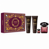 Crystal Noir 3.0, Sg 3.4, Bl 3.4, By Versace 0.15 Oz Eau De Parfum Spray for Women 4 Pc Set