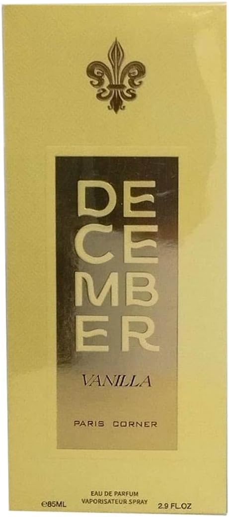 December Vanilla by Paris Corner 2.9 oz Eau De Parfum Sprayf or Women