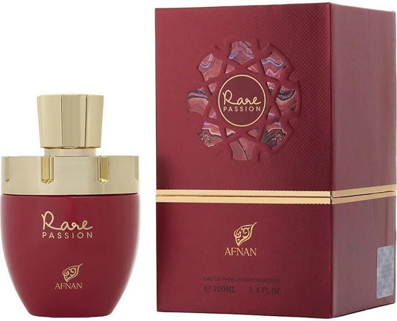 Rare Passion by Afnan 3.4 Oz Eau De Parfum Spray for Women