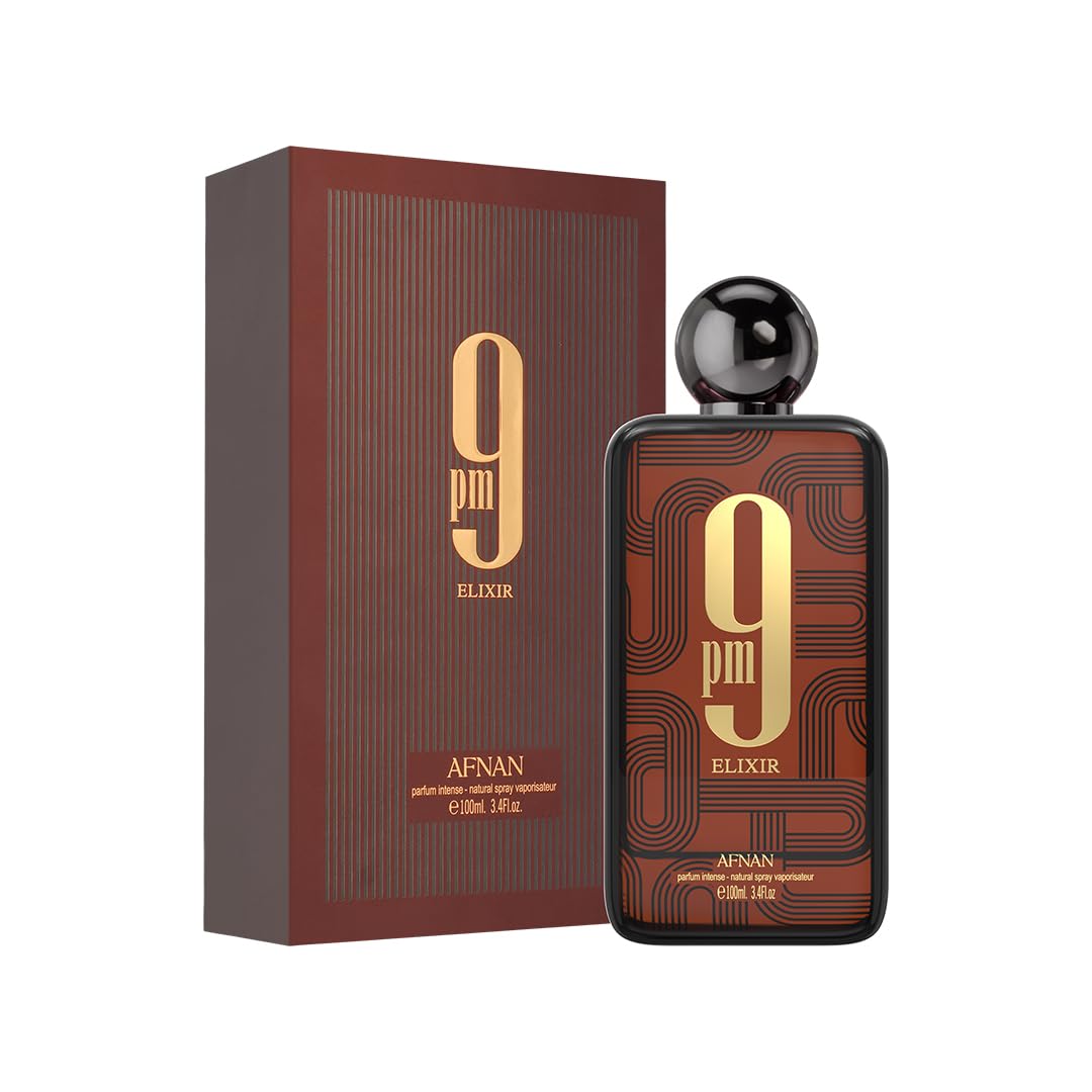 9 PM Elixir by Afnan 3.4 oz Parfum Intense for Unisex