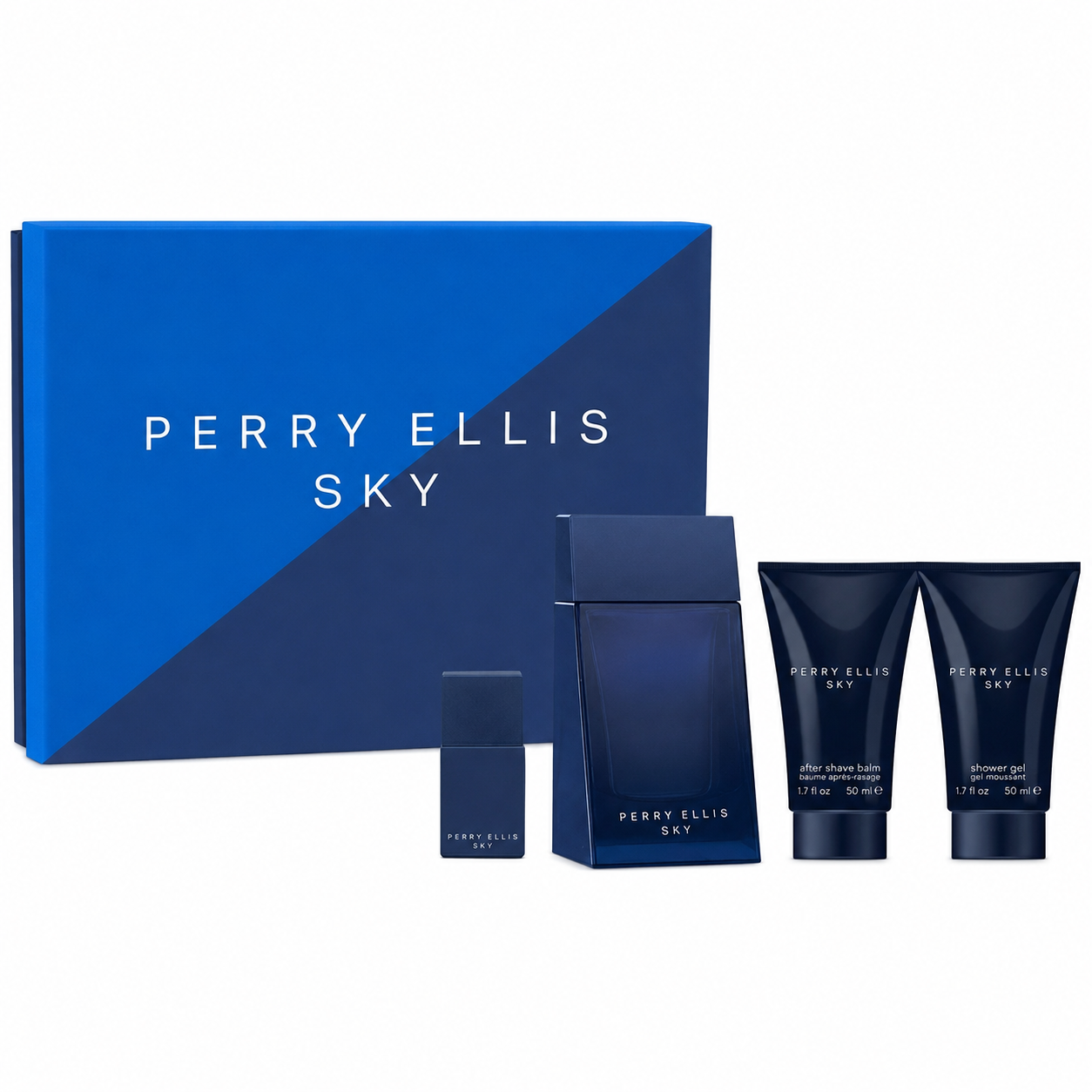 Perry Ellis Sky 4 pc Gift Set for Men