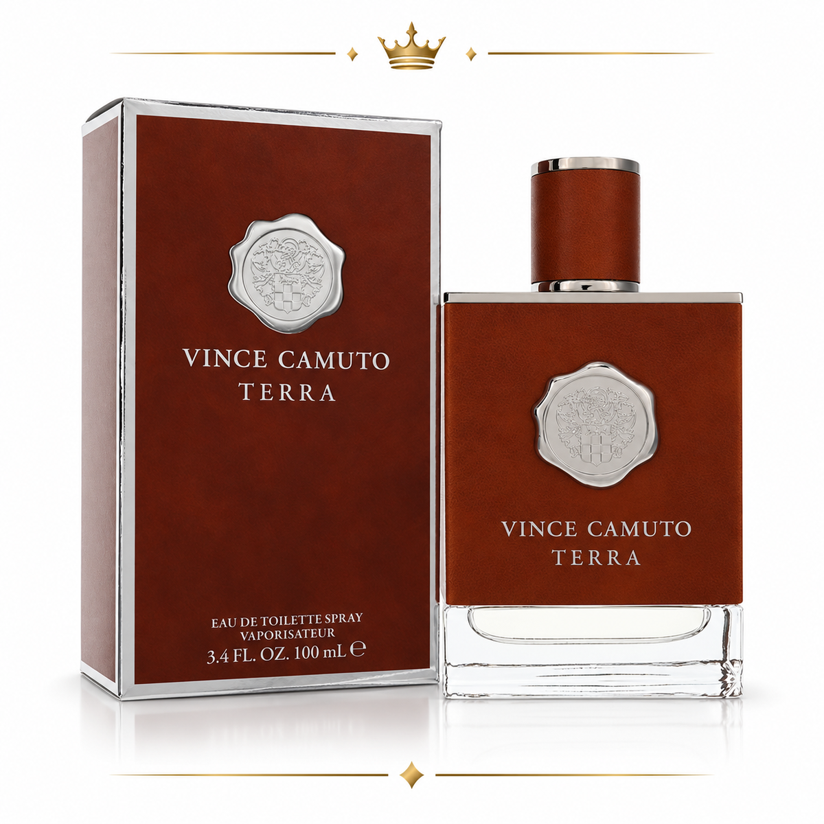 Vince Camuto Terra by Vince Camuto 3.4 Oz Eau De Toilette Spray In Box for Men