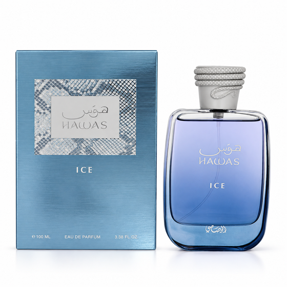 Hawas Ice by Rasasi 3.4 Oz Eau De Parfum Spray for Men enhanced image 1
