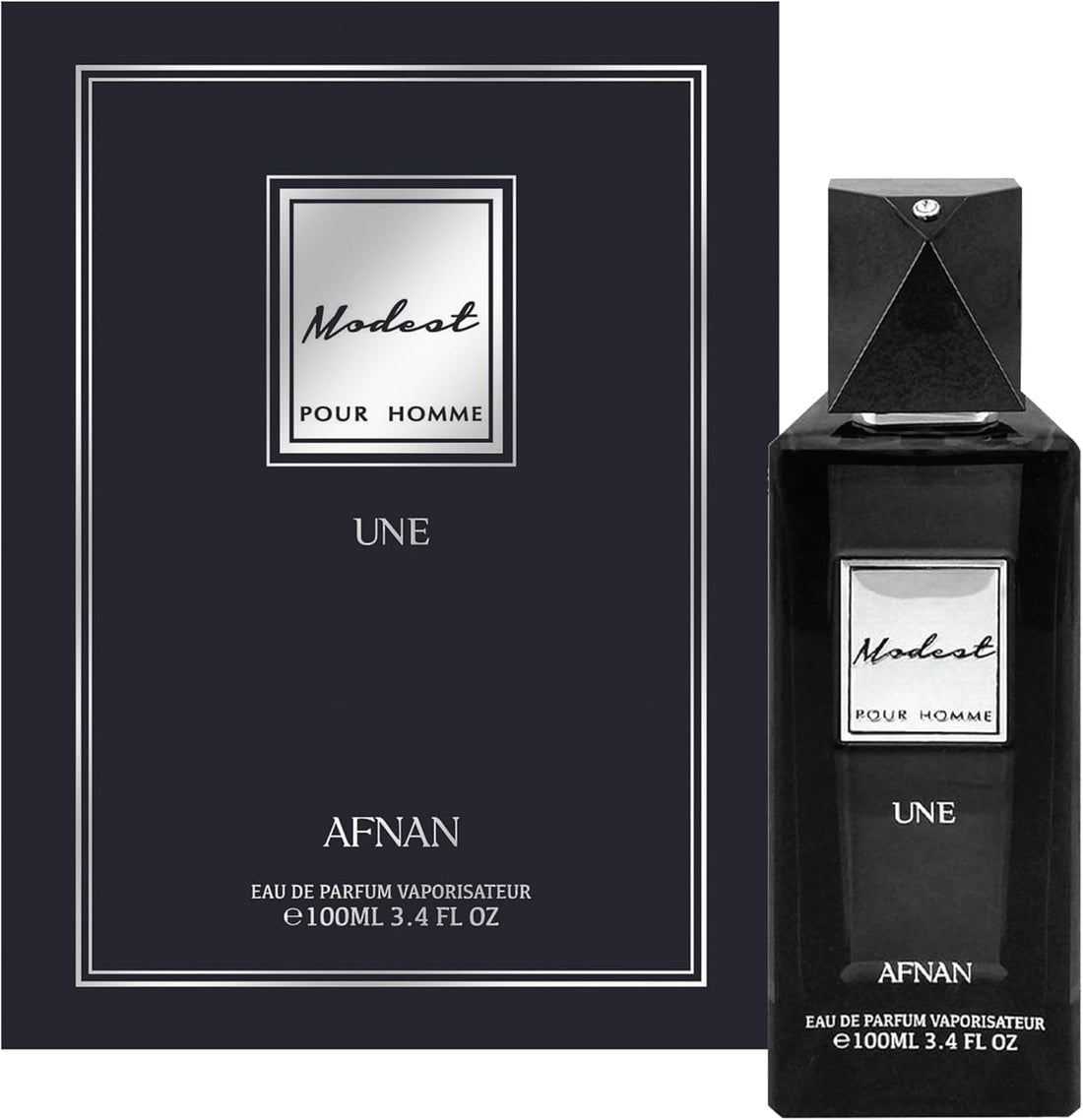 Modest Pour Homme Une by Afnan 3.4 Oz Eau De Parfum Spray for Men