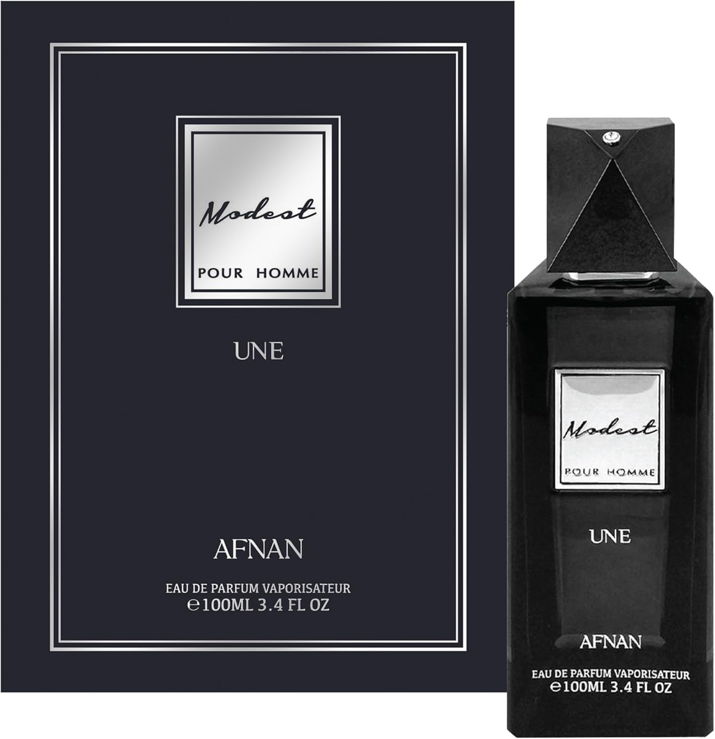 Modest Pour Homme Une by Afnan 3.4 Oz Eau De Parfum Spray for Men