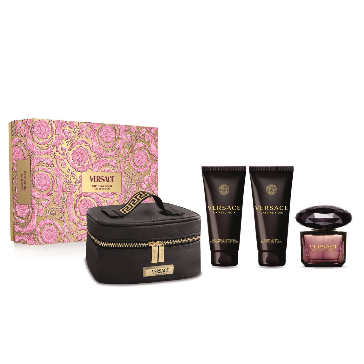 Versace Crystal Noir by Versace Gift Set 4 Pcs for Women