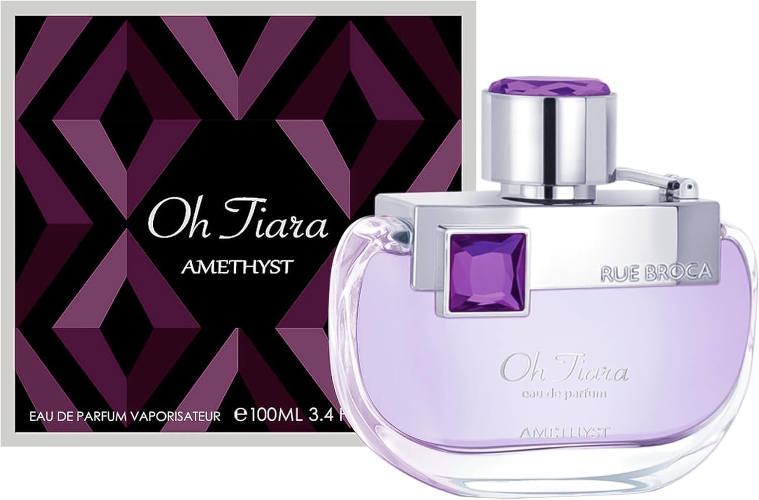 Oh Tiara Amethyst by Rue Broca 3.4 Oz Eau De Parfum Spray for Women