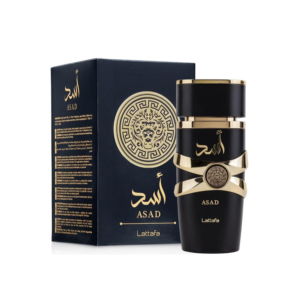 Asad by Lattafa 3.4 oz Eau De Parfum Spray for Men