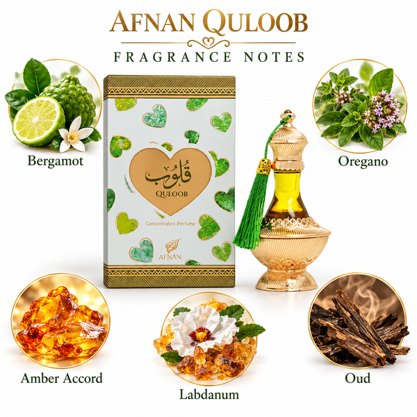 Quloob by Afnan 20 Ml Concentrated Perfume for Women