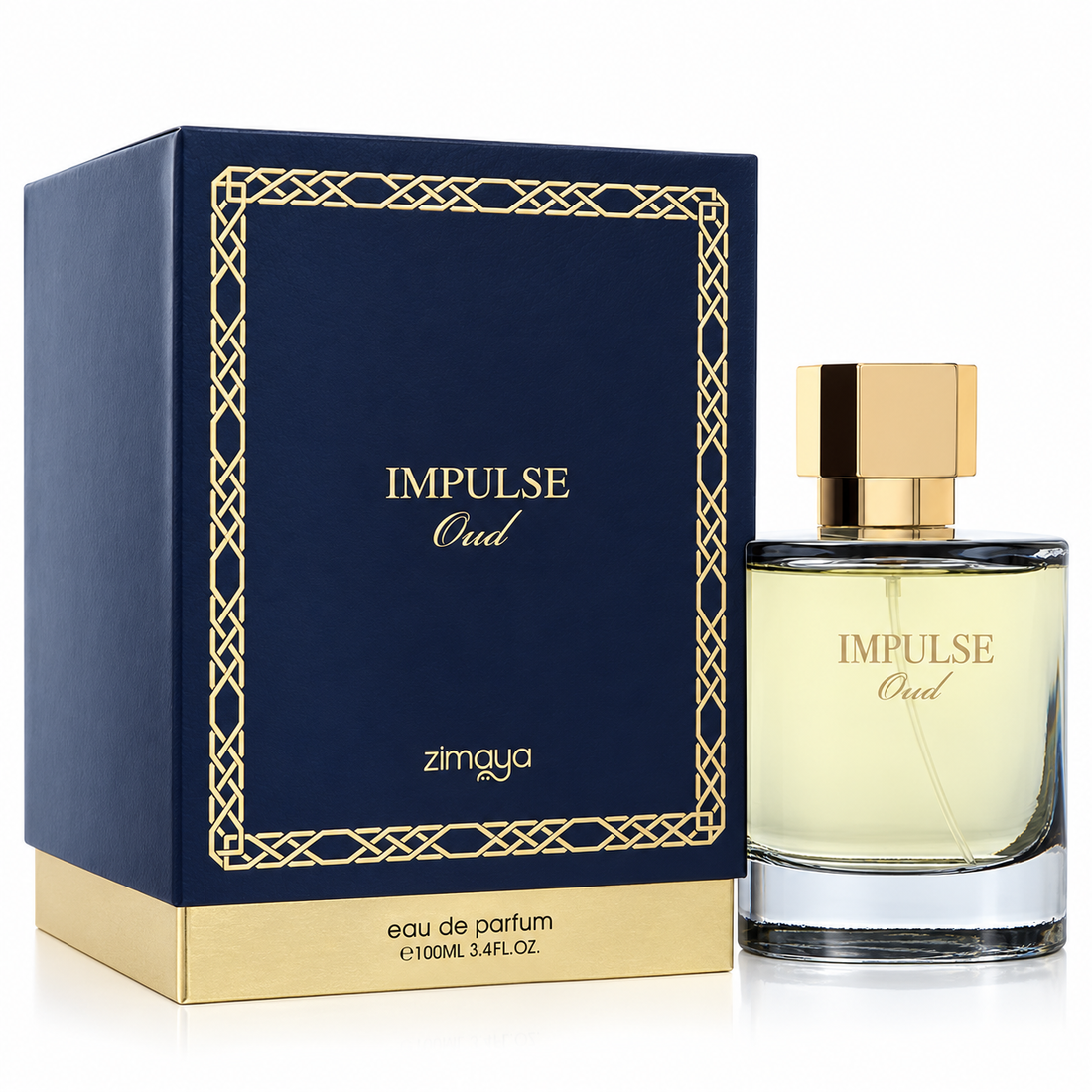 Impulse Oud by Zimaya 3.4 Oz Eau De Parfum Spray for Men