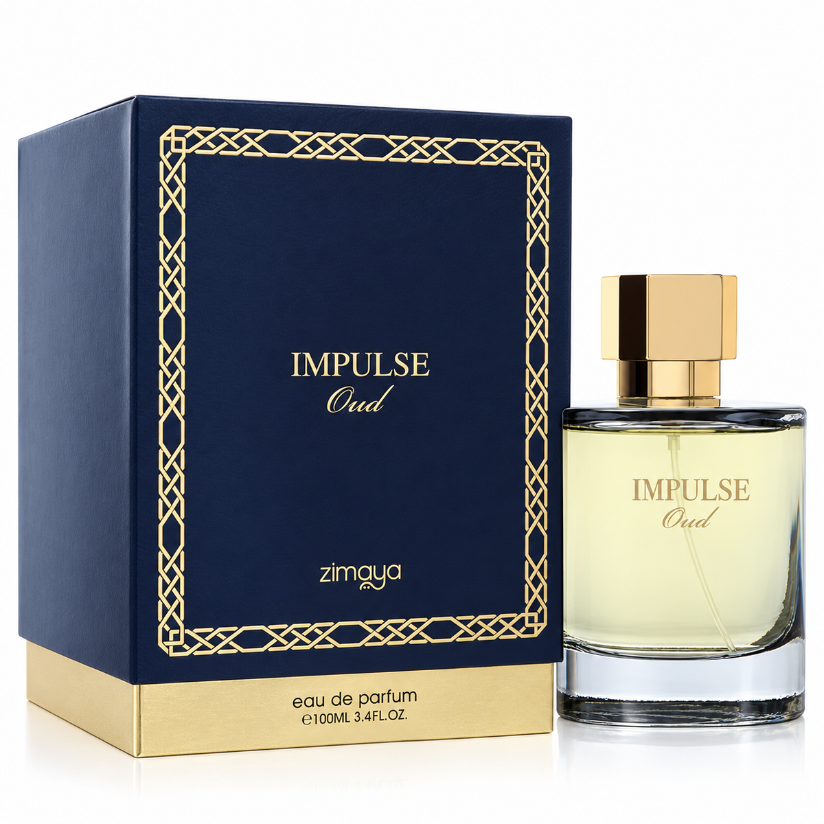 Impulse Oud by Zimaya 3.4 Oz Eau De Parfum Spray for Men
