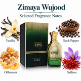 Zimaya Wujood by Afnan 3.4 Oz Eau De Parfum Spray for Unisex