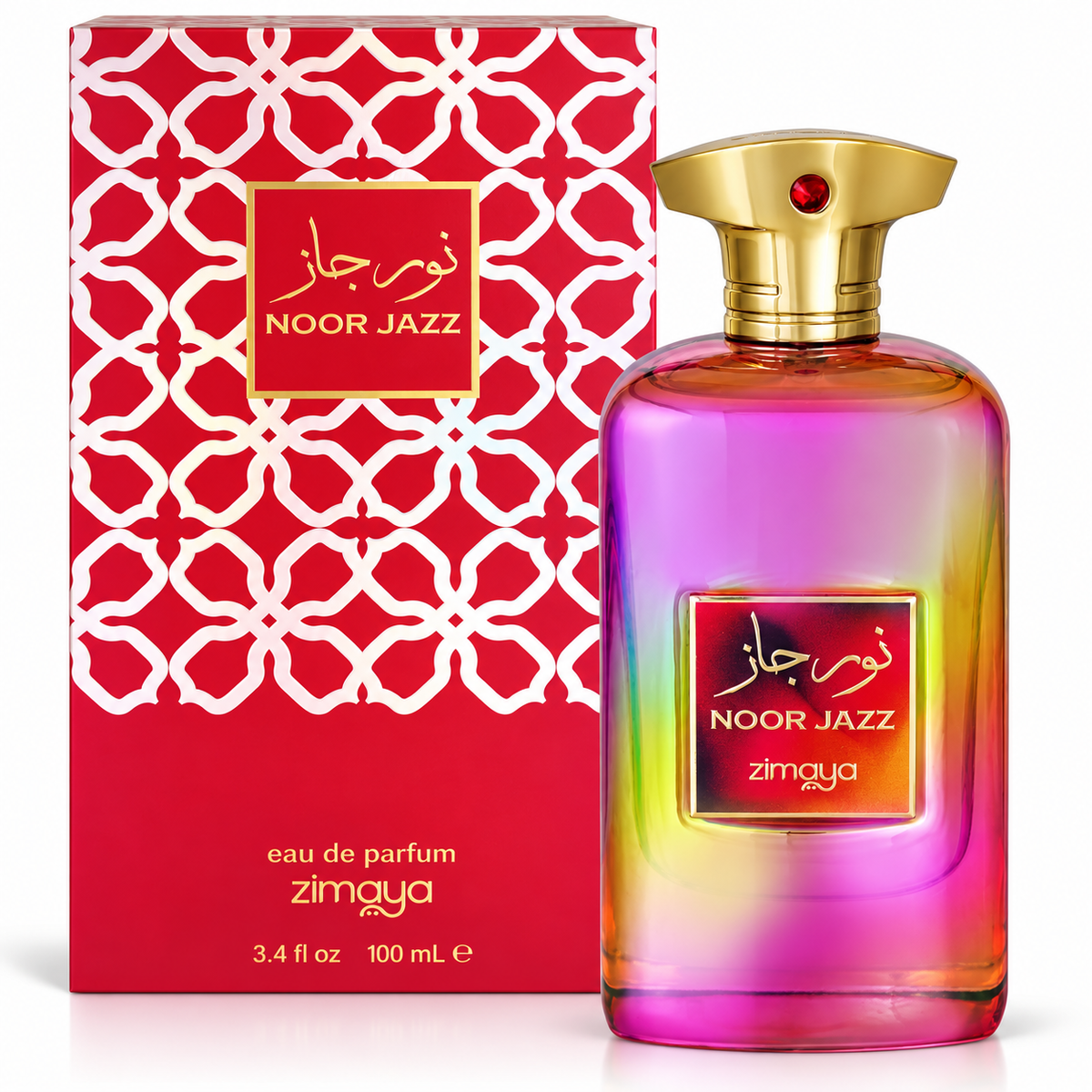 Zimaya Noor Jazz by Afnan 3.4 Oz Eau De Parfum Spray for Women