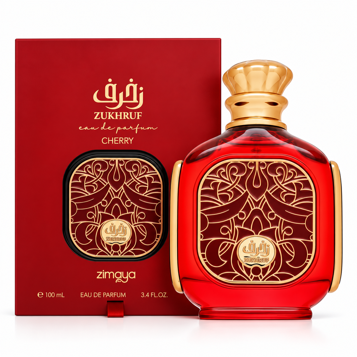 Zimaya Zukhruf Cherry by Afnan 3.4 Oz Eau De Parfum Spray for Unisex enhanced image 1