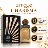 Charisma Pour Homme by Zimaya 3.4 Oz Eau De Parfum Spray for Men