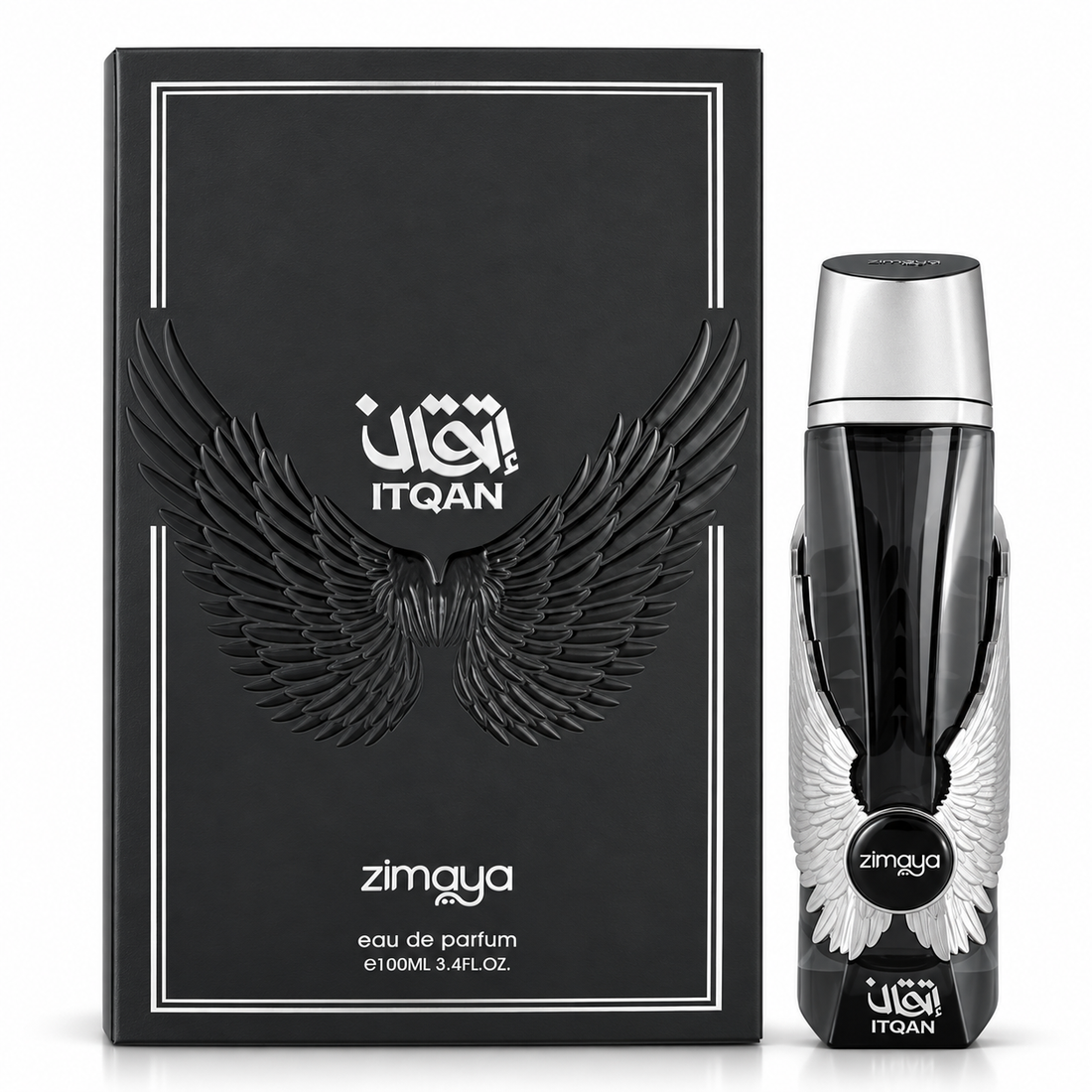 Itqan Noir by Afnan 3.4 Oz Eau De Parfum Spray for Men