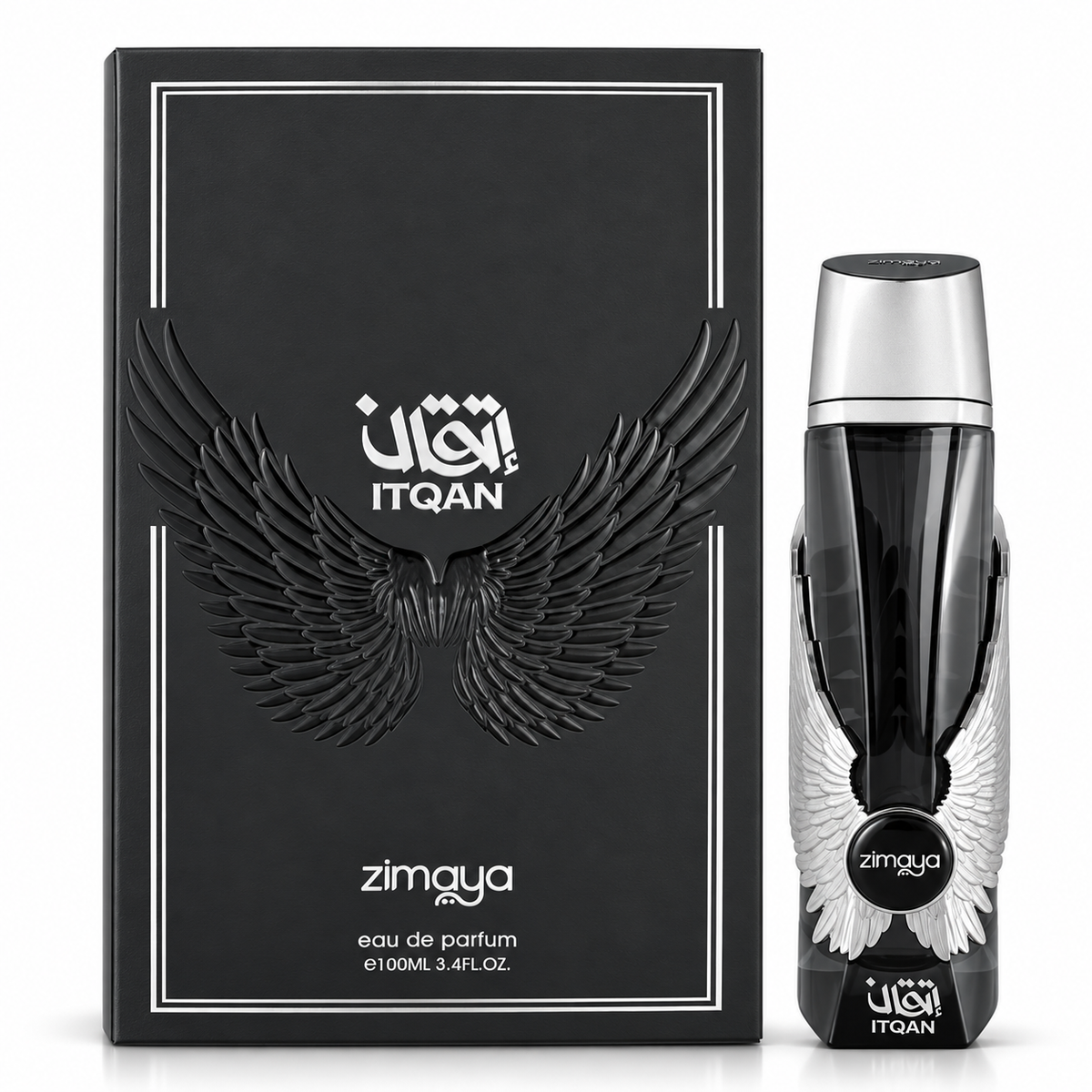 Itqan Noir by Afnan 3.4 Oz Eau De Parfum Spray for Men