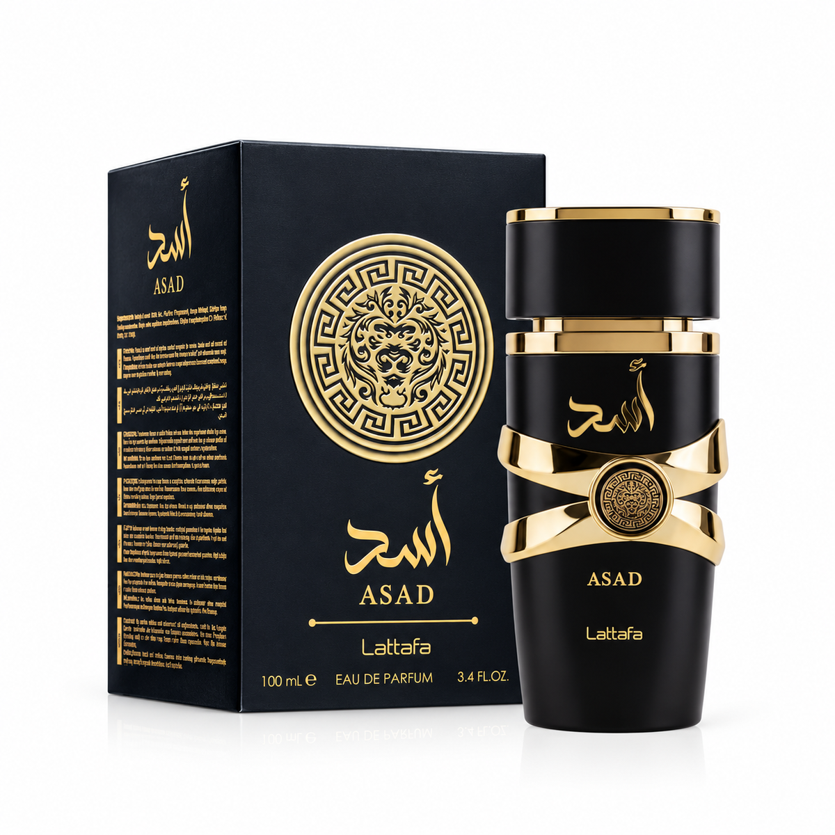 Asad by Lattafa 3.4 Oz Eau De Parfum Spray for Men