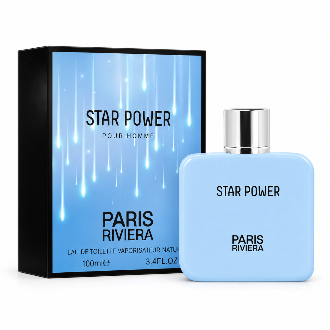 Riviera Star Power by Paris 3.4 Oz Eau De Toilette Spray for Men