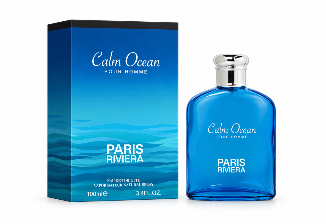 Riviera Calm Ocean by Paris 3.4 Oz Eau De Toilette Spray for Men