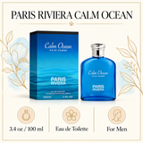 Riviera Calm Ocean by Paris 3.4 Oz Eau De Toilette Spray for Men