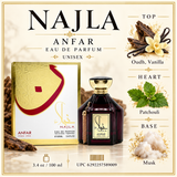 Najla by Anfar 3.4 Oz Eau De Parfum Spray for Unisex