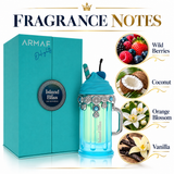Island Bliss Delights by Armaf 3.4 Oz Eau De Parfum Spray In Box for Men
