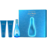 Cool Water 3.4, Bl Sg by Davidoff 2.5 Oz Eau De Toilette Spray for Women 3 Pc Set