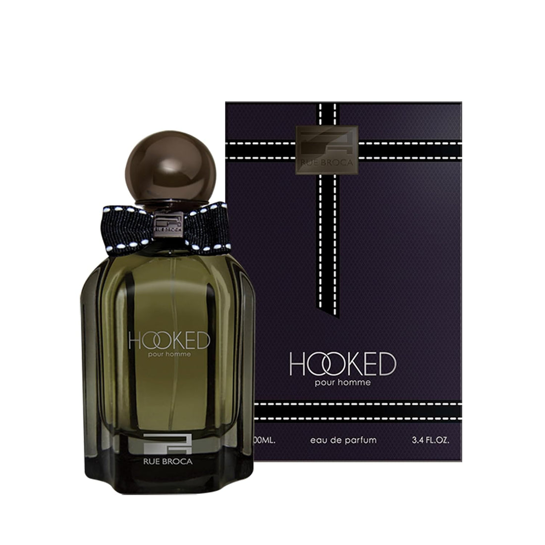Hooked Pour Homme by Rue Broca 3.4 Oz Eau De Parfum Spray for Men