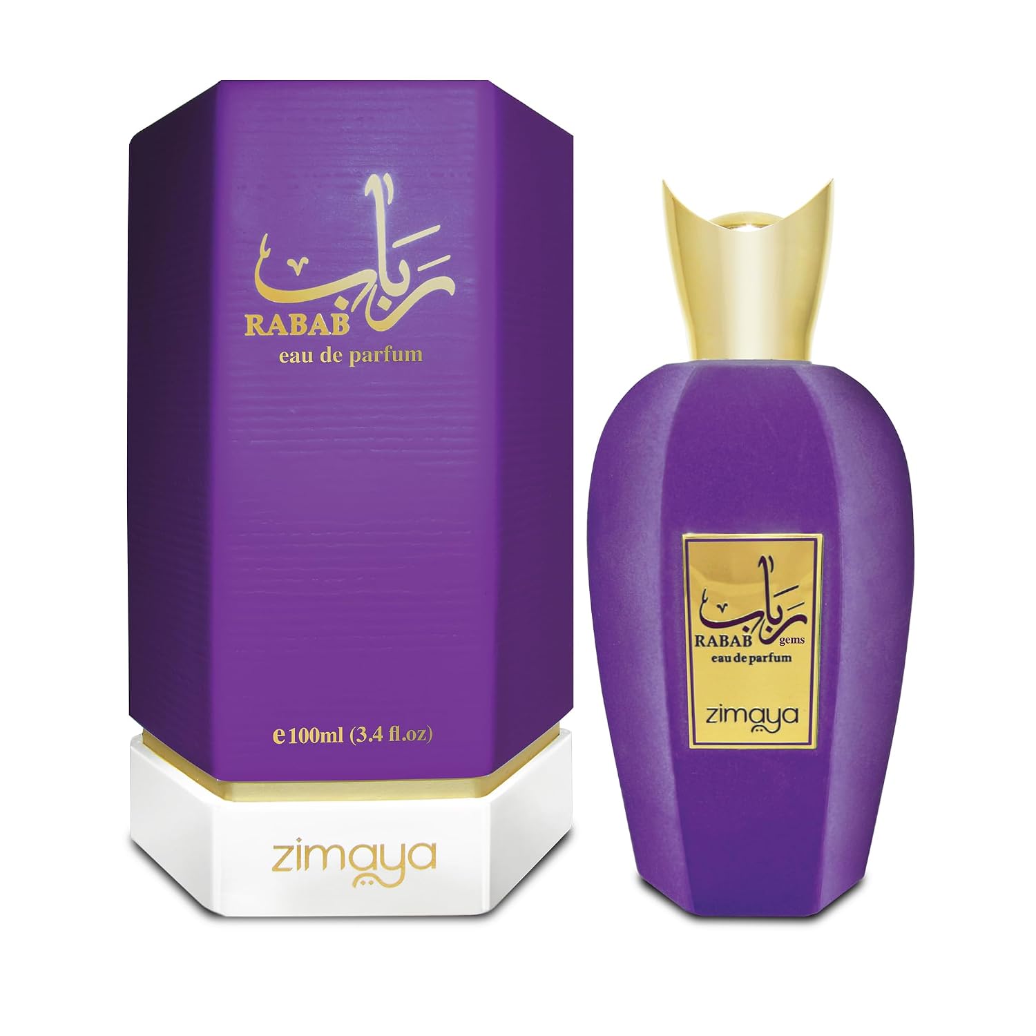 Zimaya Rabab Gems by Afnan 3.4 Oz Eau De Parfum Spray for Unisex