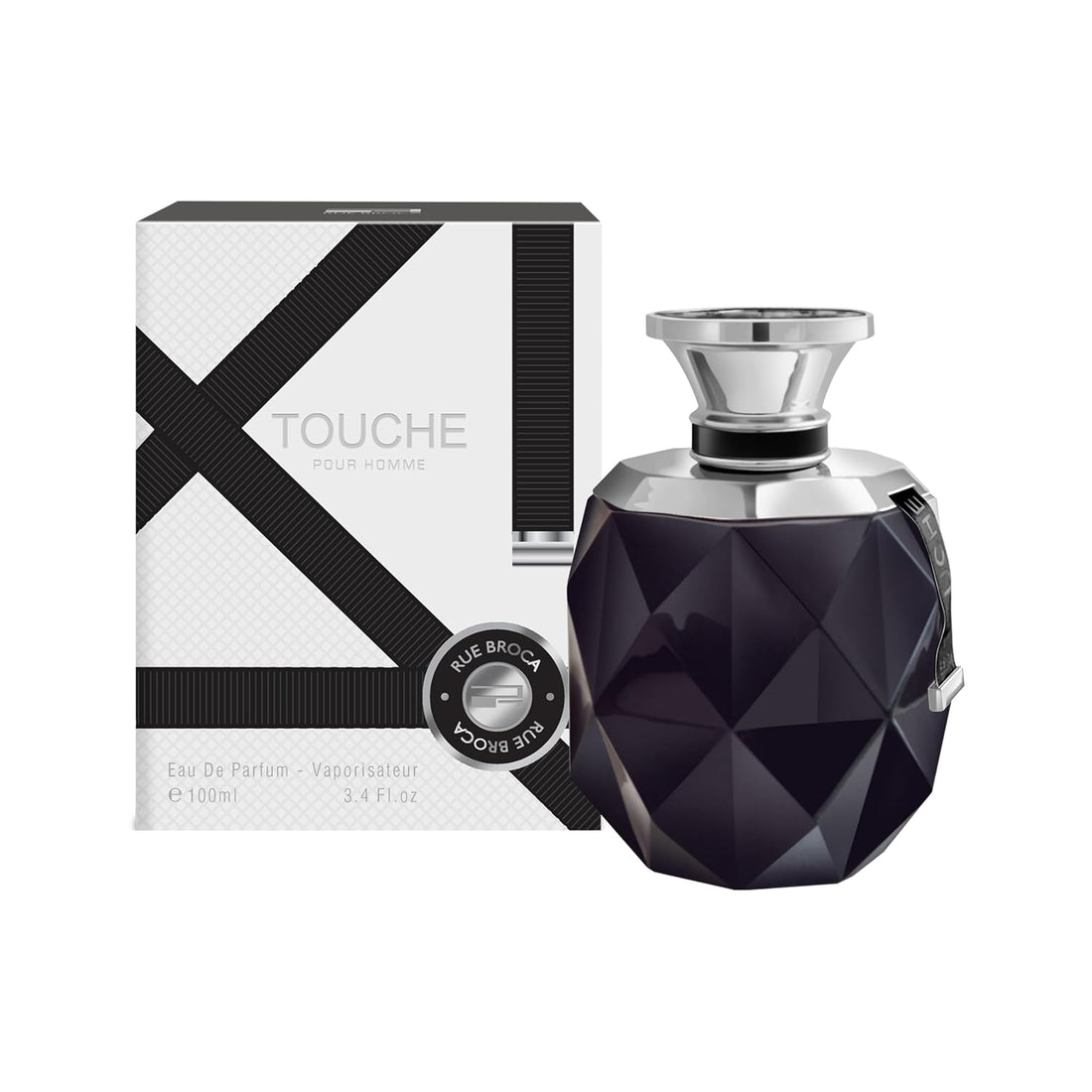 Touche Pour Homme by Rue Broca 3.4 Oz Eau De Parfum Spray for Men