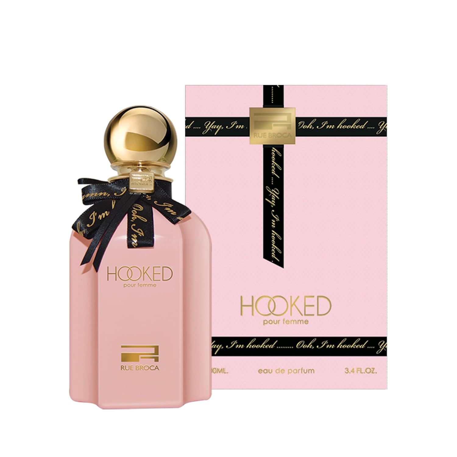 Hooked Pour Femme by Rue Broca 3.4 Oz Eau De Parfum Spray for Women